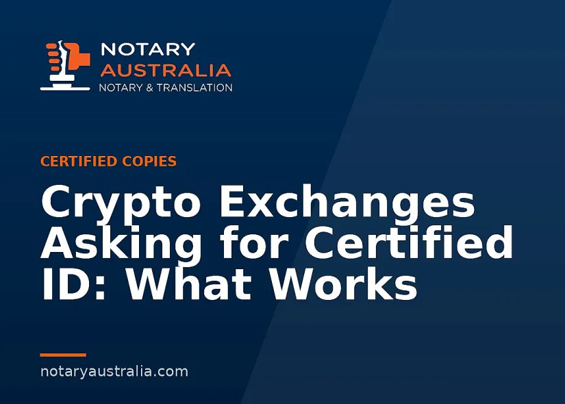 Crypto Exchanges Asking for Certified ID: What Works
