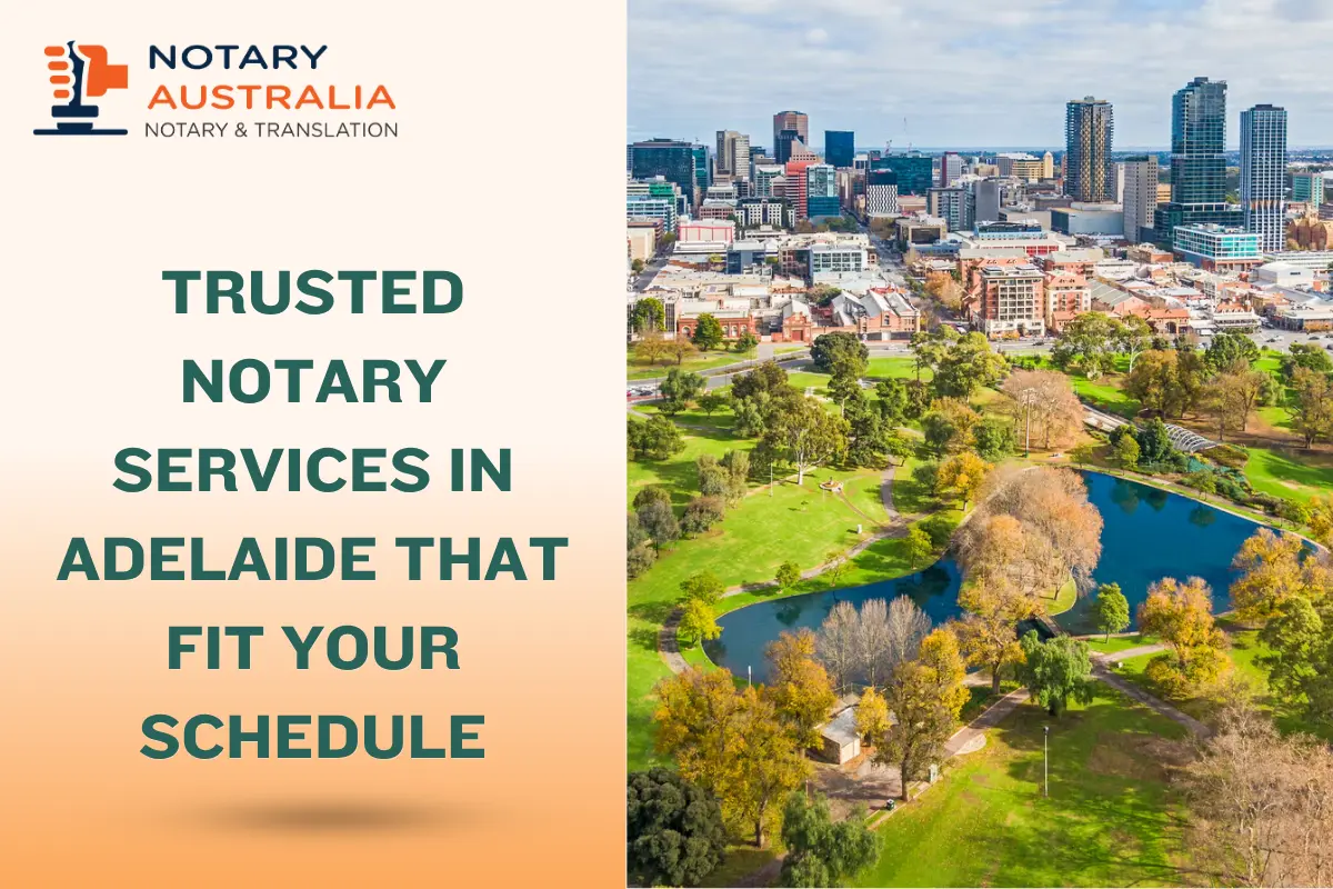 Notary Services in Adelaide: Booking an Appointment