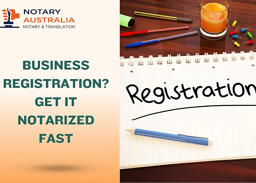Notarising Business Registration Documents