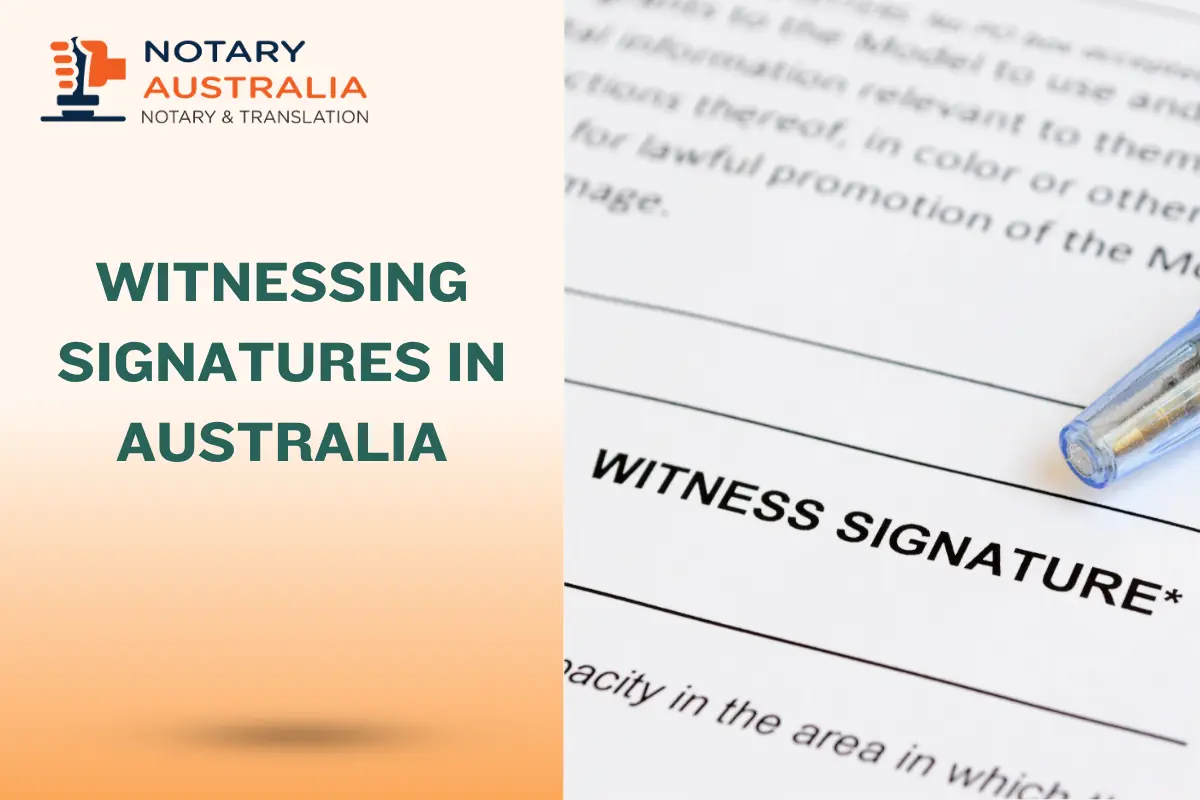 Witnessing Signatures: When a Notary Is Needed