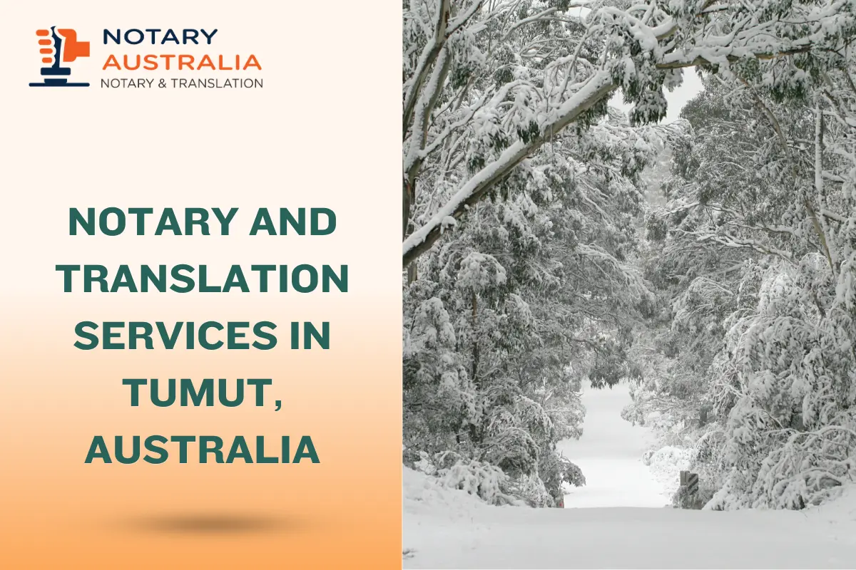 Notary and Translation Services in Tumut