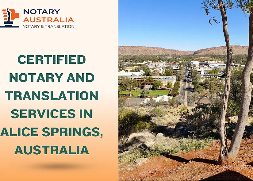 Notary and Translation Services in Alice Springs