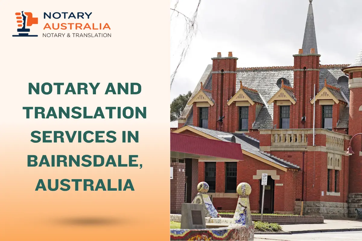 Notary and Translation Services in Bairnsdale