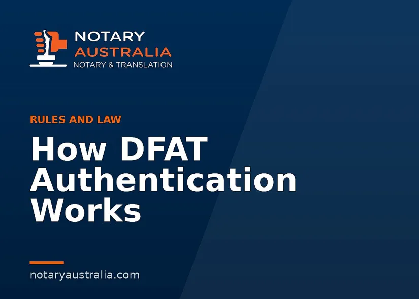 How DFAT Authentication Works