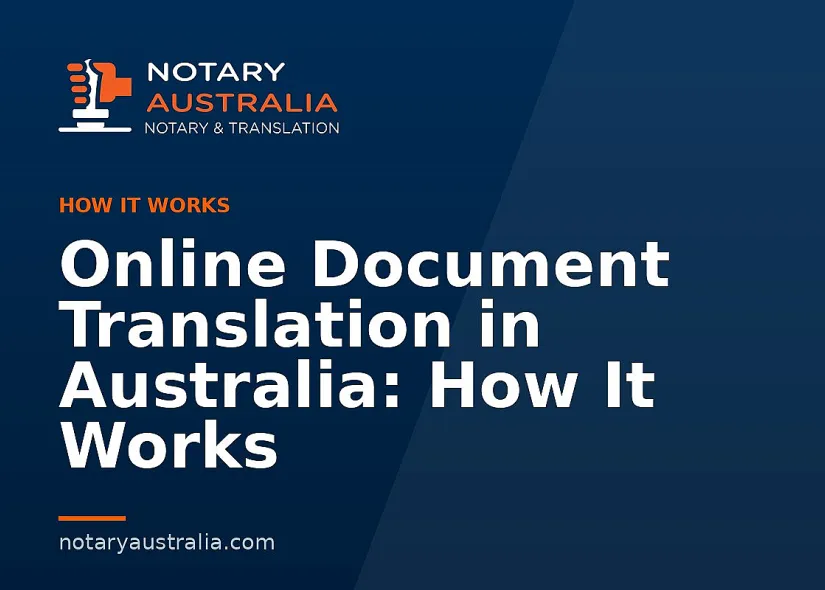 Online Document Translation in Australia: How It Works