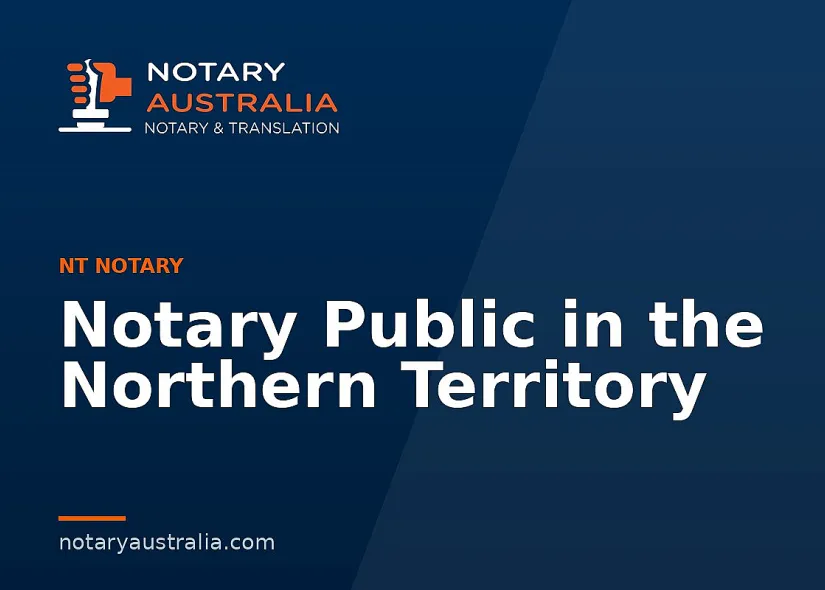 Notary Public in the Northern Territory