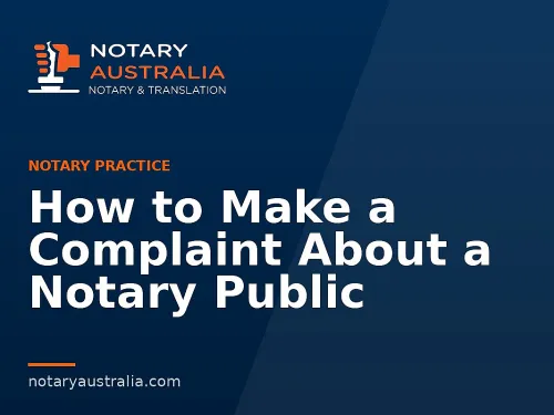 How to Make a Complaint About a Notary Public