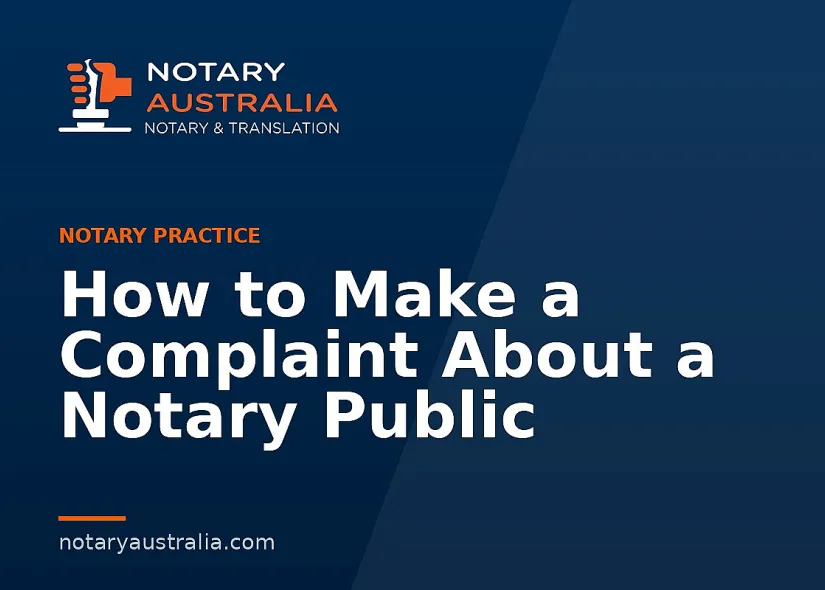 How to Make a Complaint About a Notary Public